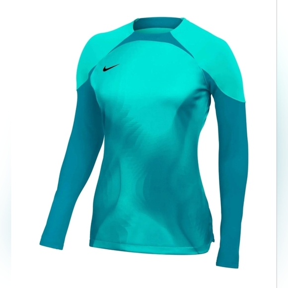 Nike Tops - Nike Dri-Fit Gardien 4 Women's Goalkeeper Jersey Turquoise Sz L